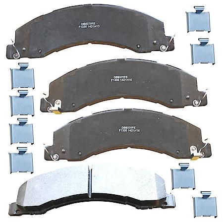 Severe Duty Brake Pads: Semi-metallic, With Hardware, Ideal for Heavy Towing