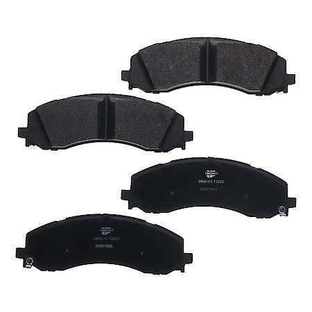Severe Duty Front Brake Pads: Semi-metallic, With Hardware, Ideal for Heavy Towing - Front