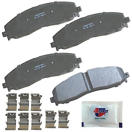 Severe Duty Rear Brake Pads: Semi-metallic, With Hardware, Ideal for Heavy Towing - Rear