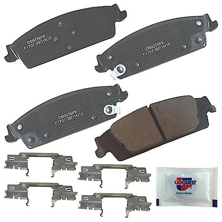 Severe Duty Rear Brake Pads: Semi-metallic, With Hardware, Ideal for Heavy Towing - Rear