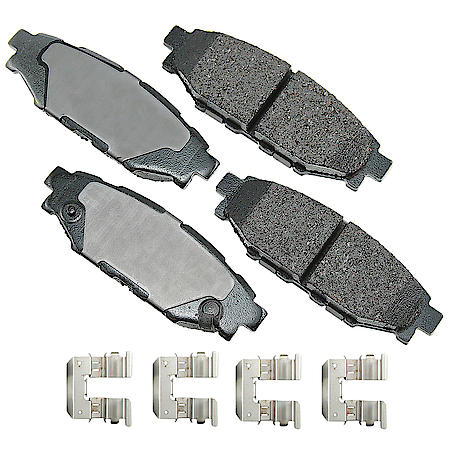 Ceramic Brake Pads, Ultra-Premium with hardware - Rear