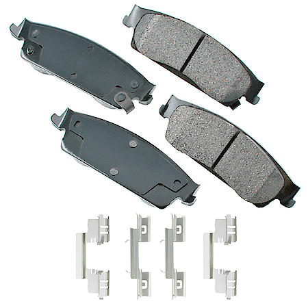 Ceramic Brake Pads, Ultra-Premium with hardware - Rear