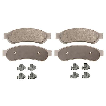 ThermoQuiet Semi-Metallic Disc Brake Pad Set - Rear
