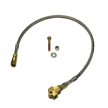 Braided Stainless Steel Hose, Use With 6 Inch To 8 Inch Lift, Single