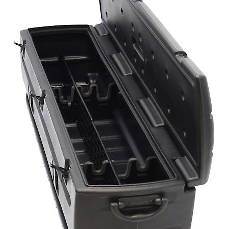 Portable, 53"L X 15"W X 15"H, Black, Polyethylene, Lockable, With Organizers