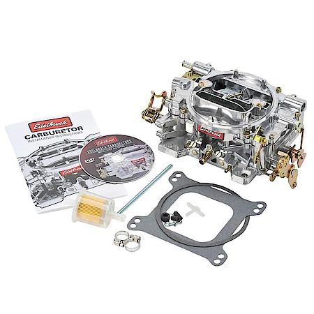 Performer 1407 Carburetor: 750 CFM, 4 Barrel, Square Bore, Manual Choke Inlet
