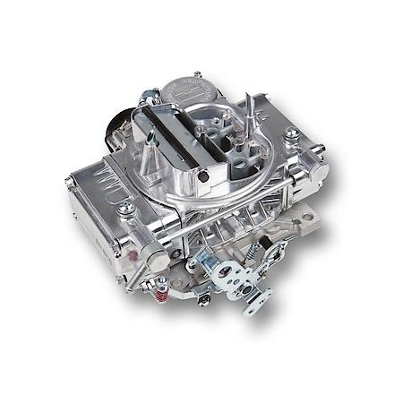 Street Carburetor: 600 CFM, Electric Choke, 4 Barrel, Square Bore, Single Inlet, Shiny