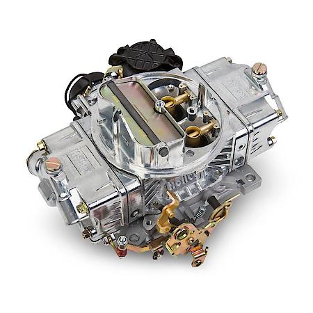 Street Carburetor: 670 CFM, Electric Choke, 4 Barrel, Square Bore, Dual Inlet, Shiny