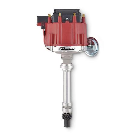 HEI Distributor; Red Cap, Fits Chevy Small and Big Block V8 Engines, 1955-1982