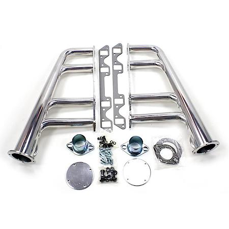 H8503-1 1 5/8"X3 1/2" Lakester Header Street Rod Lakester Buick Nail Head Metallic Ceramic Coated
