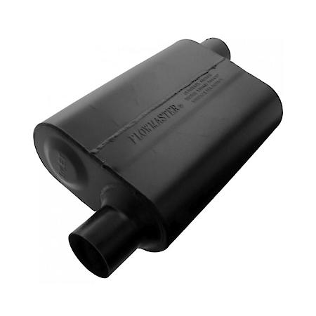 Super 44 Muffler - 2.50 Offset In - 2.50 Offset Out - Aggressive Sound