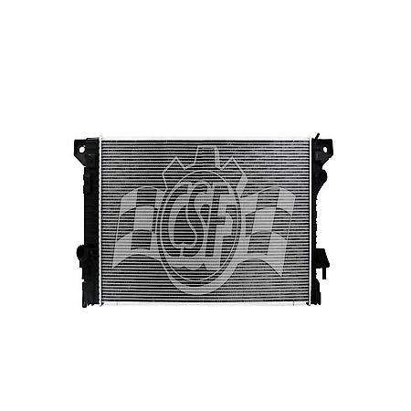 34.75"L X 17-11/16"W X 1.25"D Core, Crossflow, 1Row, Aluminum Core/Plastic Tanks