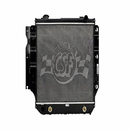 Radiator: 19-5/8" L x 18-1/8" H x 1.25" D Core, Single Row, Down Flow, Aluminum