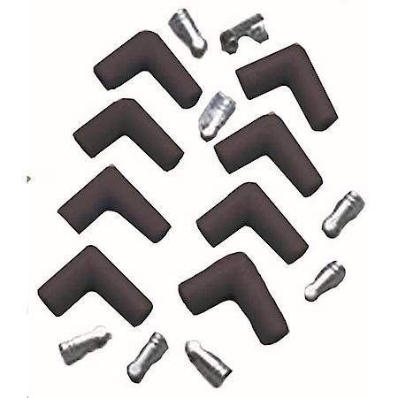 90 Degree Spark Plug Boot/Terminal Kit, Black