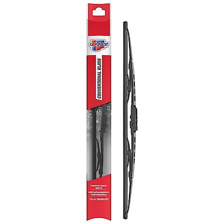 Conventional 17'' Wiper Blade: Curved Windshield Fit, Steel Frame
