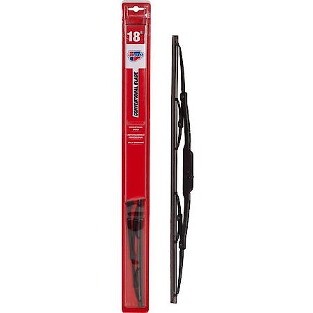 Conventional Wiper Blade: Pack of 1, 18"