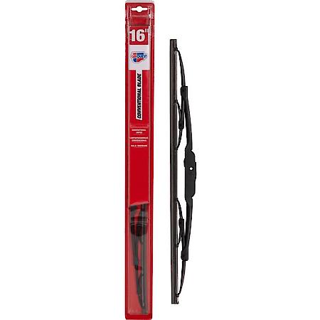 Conventional Wiper Blade: Pack of 1, 16"