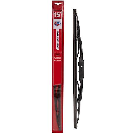 Conventional Wiper Blade: Pack of 1, 15"