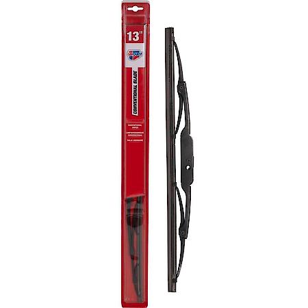 Conventional Wiper Blade: Pack of 1, 13"