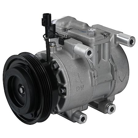 New OE AC Compressor with Clutch & Pre-filled Oil, Direct Replacement