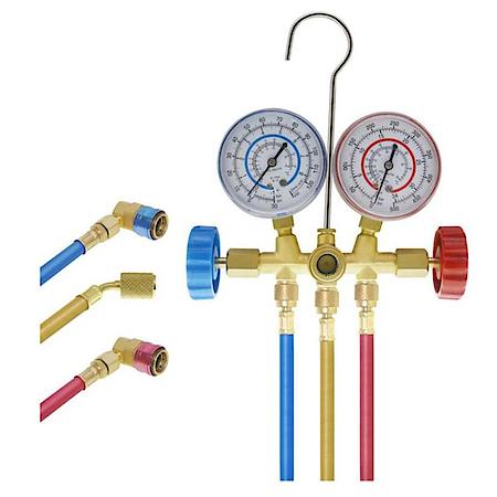 R134A Brass Manifold Kit