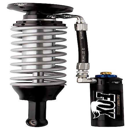 Suspension Shock Absorber and Coil Spring Assembly: Single Flat End Coil Spring, Black & Silver