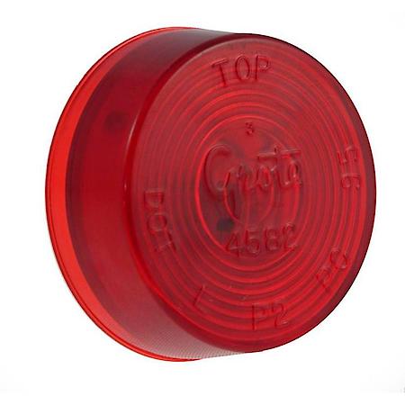 Clearance Marker Lamp, 2", Red, Sealed, with Optic Lens