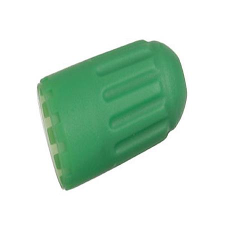 Long Green Plastic Sealing Valve Cap - 100 Pack