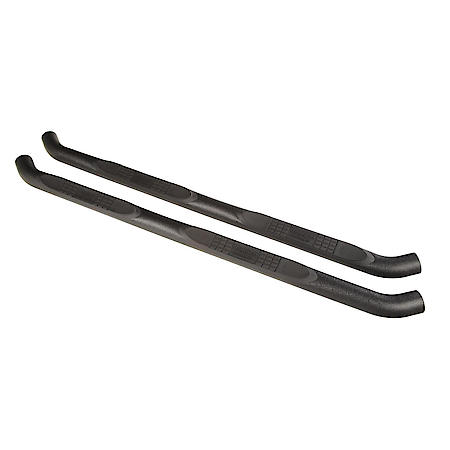 Side Step; 3 inch; Round; Black; 18-19 Wrangler Unlimited JLU; 4 Door