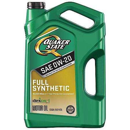 Ultra Durability 0W-20 Full Synthetic Motor Oil, Strong Engine Performance, 5 Quart