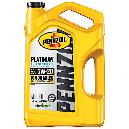 Platinum 5W-20 Full Synthetic Motor Oil, 5 Quart