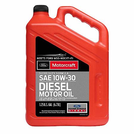 Super Duty 10W-30 Diesel Engine Oil, Improved Wear Protection, 5 Quart