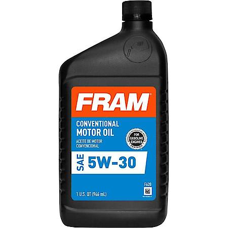 5W-30 Conventional Motor Oil, Low-Speed Pre-Ignition Control, 1 Quart
