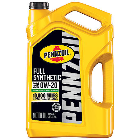 0W-20 Full Synthetic Motor Oil, Helps Prevent Sludge Build-Up, 5 Quart