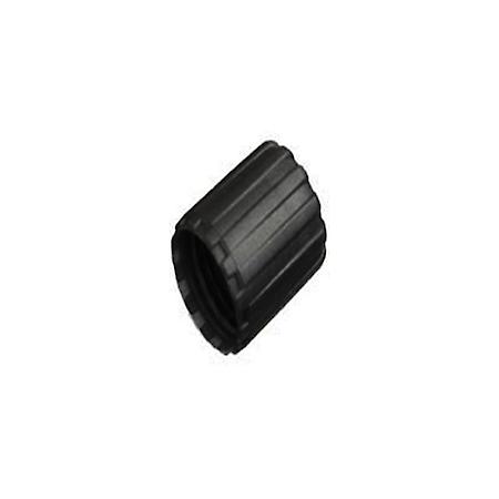Grey Plastic (Short) Valve Cap - 100Pk
