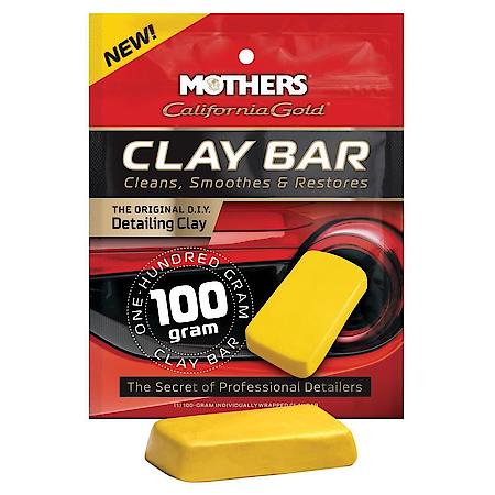 Mothers CA Gold Clay Bar, 1 100-gram- Restores Smooth, Brilliant Finish to Paint