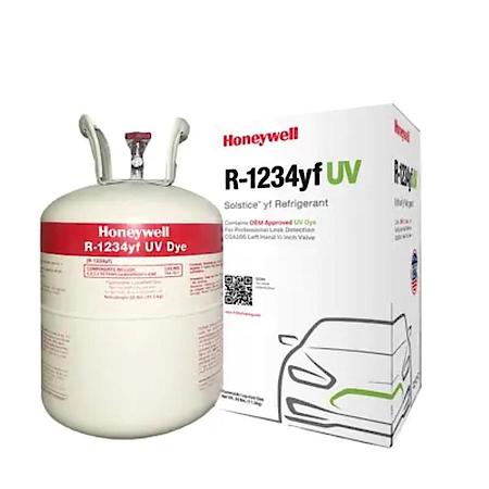 Honeywell R-1234yf Automotive Refrigerant, 25 lb. Cylinder with UV Dye
