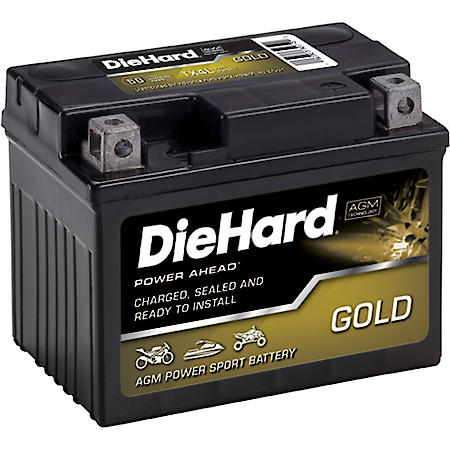 Battery : Group Size TX4L, 50 CCA, 3 Amp Hour Capacity, For Off-Road Use