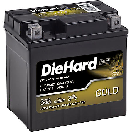 Battery : Group Size TX5L, 70 CCA, 4 Amp Hour Capacity, For Off-Road Use