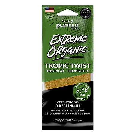 Platinum Extreme Organic Pad Air Freshener: Tropic Twist Scent, 1 Oz