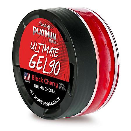 Platinum Series Ultimate Gel 90 Glass Jar Air Freshener: Cherry Scent, 1 Oz
