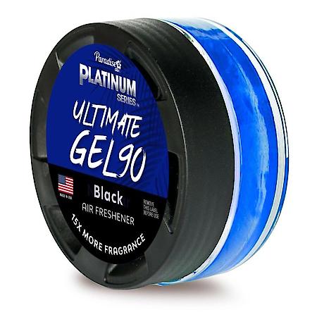 Platinum Series Ultimate Gel 90 Glass Jar Air Freshener: Black Scent, 1 Oz