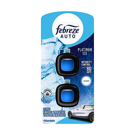 Auto Vent Clip Air Freshener, Platinum Ice, 2ct.