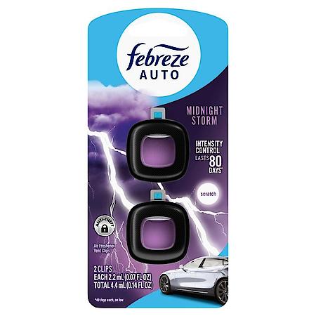 Auto Vent Clip Air Freshener, Midnight Storm, 2 ct.