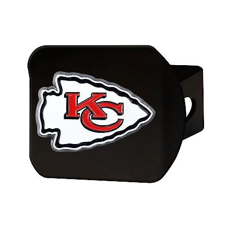 NFL - Kansas City Chiefs Class III Black Hitch Cover with 3D Color Emblem