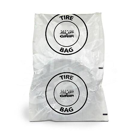 Standard Tire Bags, White, 36" x 40", 0.8 mm - Roll of 100