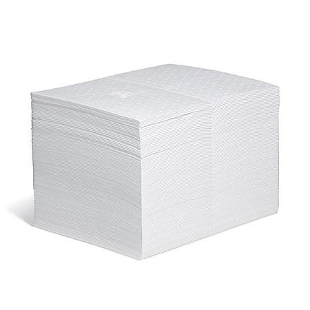 Pig Oil-Only Heavy-Weight Absorbent Mat Pad, 100/Bag