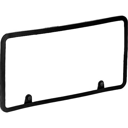 License Plate Frame - Black Silicone