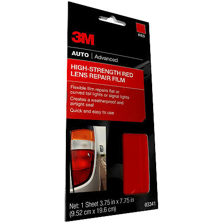 3M(TM) High Strength Lens Repair Film Red, 03341, 3.75 in x 7.75 in, 24 percase