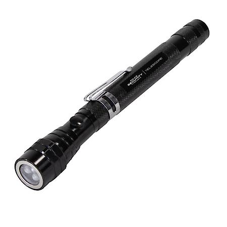 Flexible Telescoping Flashlight with Magnetic Pick-Up, 10 Lumens